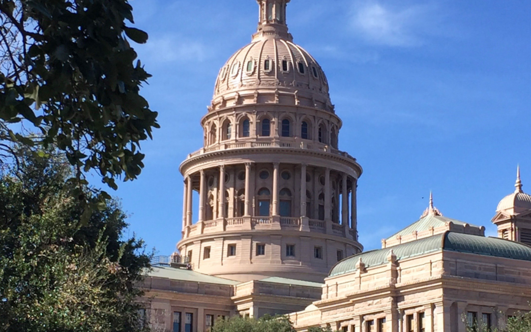 Texas’ pink and ornate capitol dome.