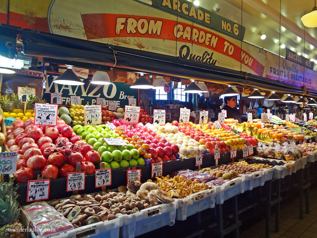 Fresh produce at Arcade No. 6 at the Public Market.