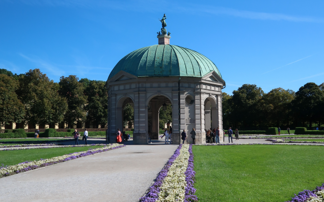 The English Garden in Munich the day after Oktoberfest