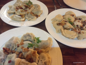 A variety of delicious pierogis from Pierogi Mr. Vincent.