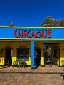 The entrance at Chicaque Natural Park, one of our fun day trips from Bogotá.